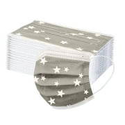 Kids Cute Stars Printing Mask Disposable Face Cover Mask Industrial 3-Ply Ear Loop Mask